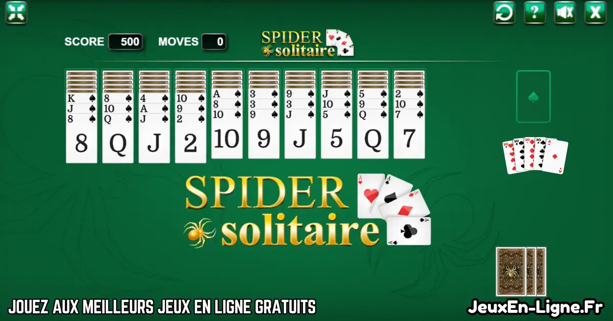 Spider Solitaire Gratuit En Ligne