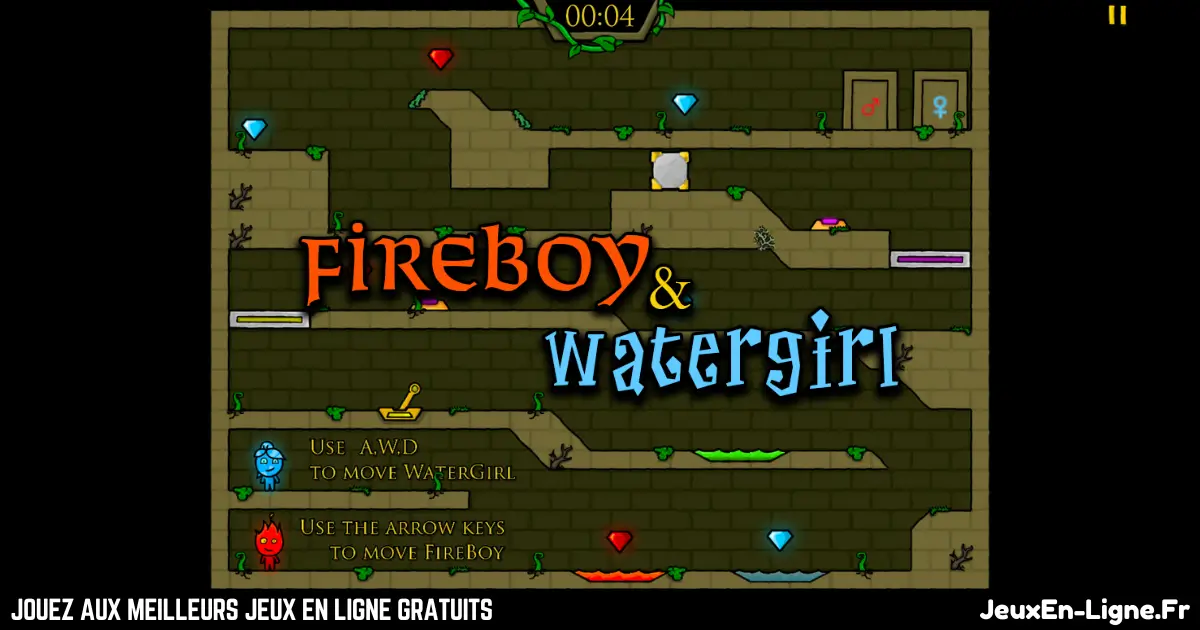 Jouez Fireboy And Watergirl Gratuit En Ligne