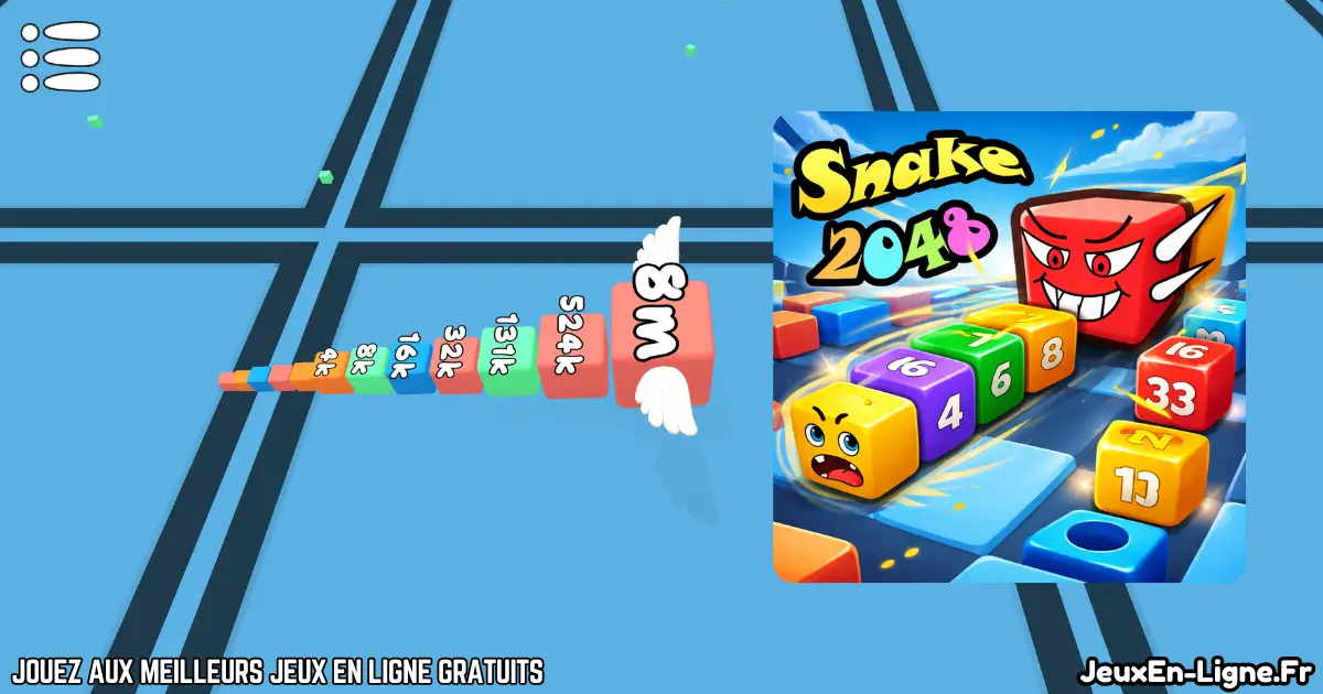 Jouez 2048 Snake Gratuit En Ligne