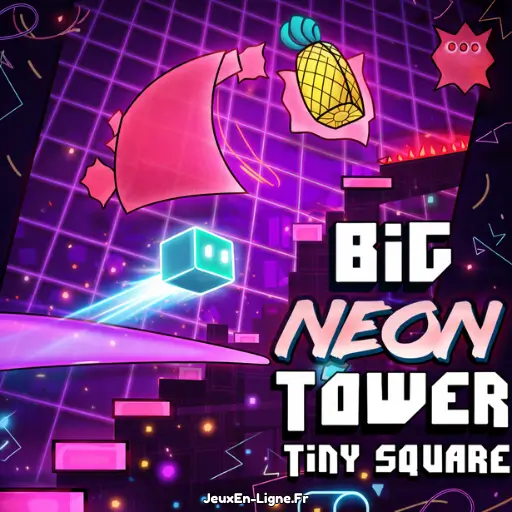 Big Neon Tower Tiny Square Icon