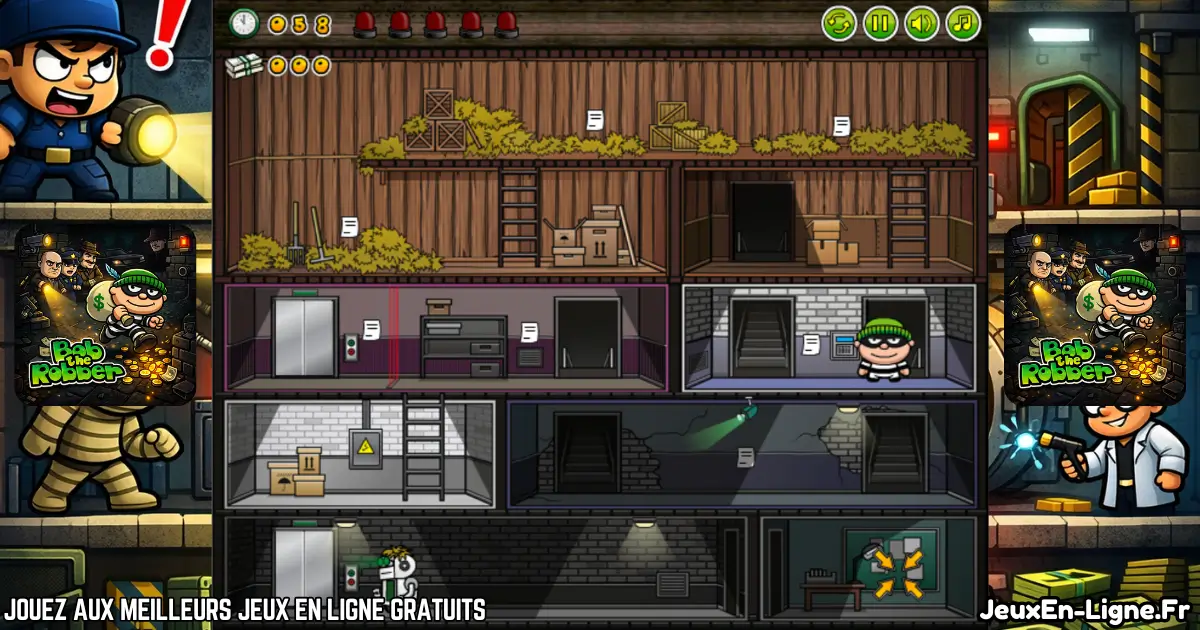 Jouez Bob The Robber Gratuit En Ligne