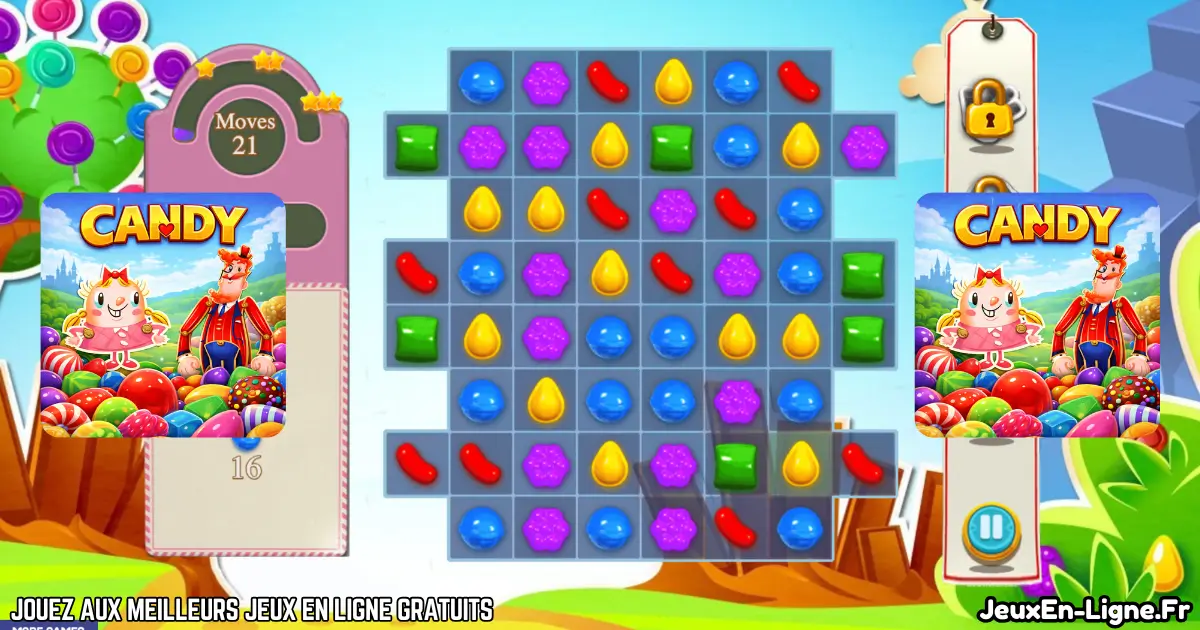 Jouez Candy Gratuit En Ligne