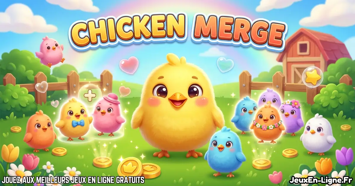 Joue à Chicken Merge Gratuit en ligne