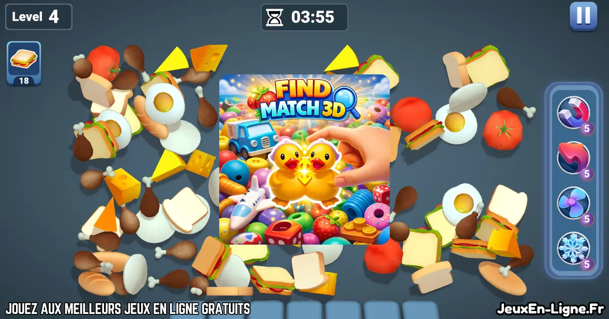 Play Find Match 3D Gratuit En Ligne