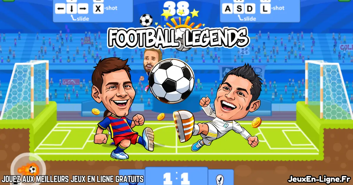 Jouez Football Legends Gratuit En Ligne