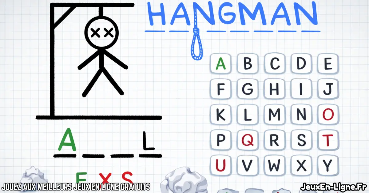 Jouez Hangman Gratuit En Ligne