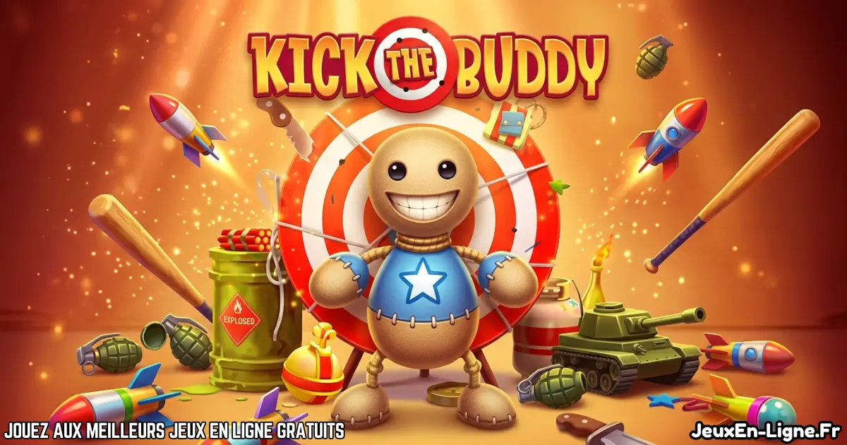 Joue à  Kick the Buddy Gratuit En Ligne