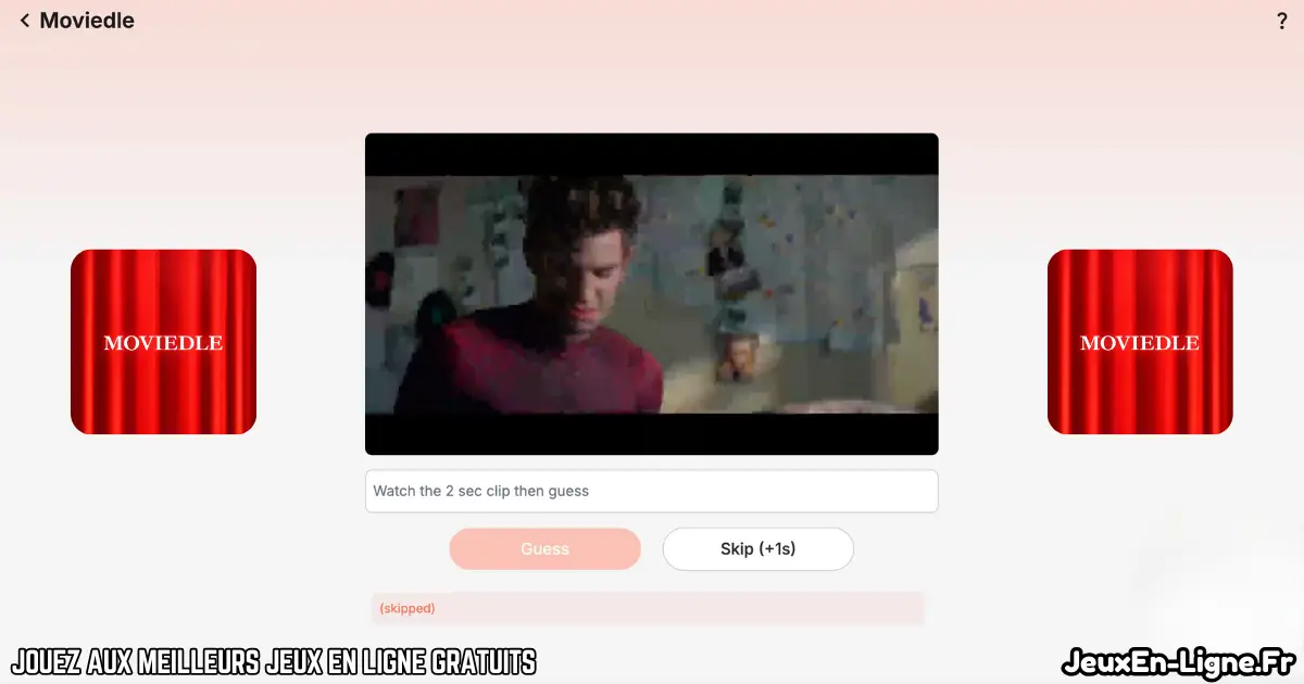 Jouez Moviedle Gratuit En Ligne