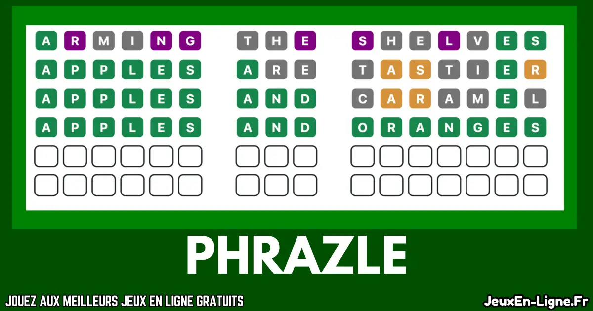 Jouez Phrazle Gratuit En Ligne