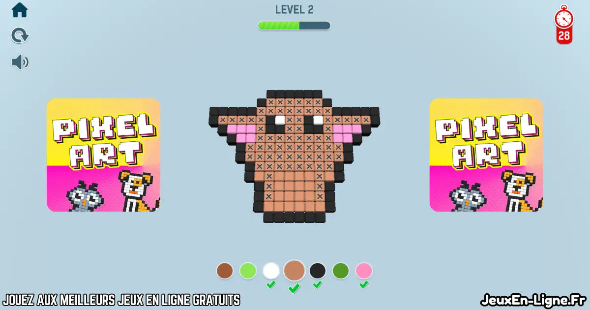 Jouez Pixel Art Gratuit En Ligne