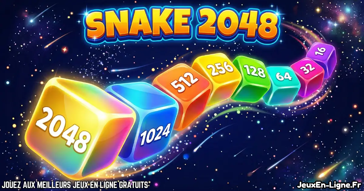 Joue à Snake 2048 Gratuit en ligne