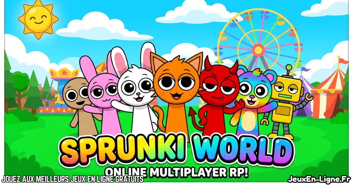 Joue à Sprunki World Online RP Gratuit en ligne