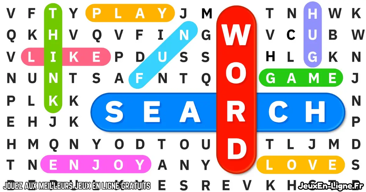 Jouez Word Search Gratuit En Ligne