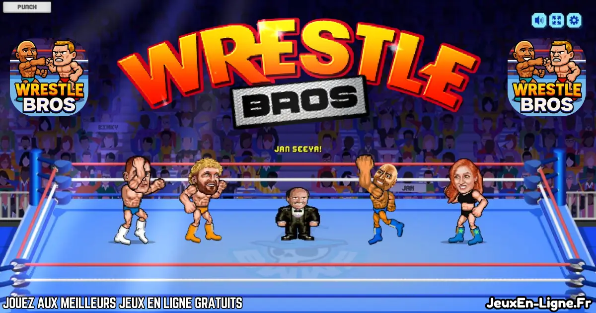 Jouez Wrestle Bros Gratuit En Ligne