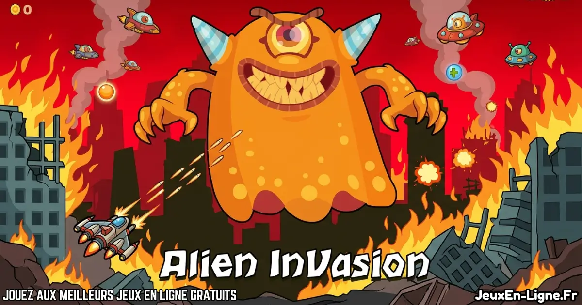 Joue à Alien invasion Gratuit En Ligne