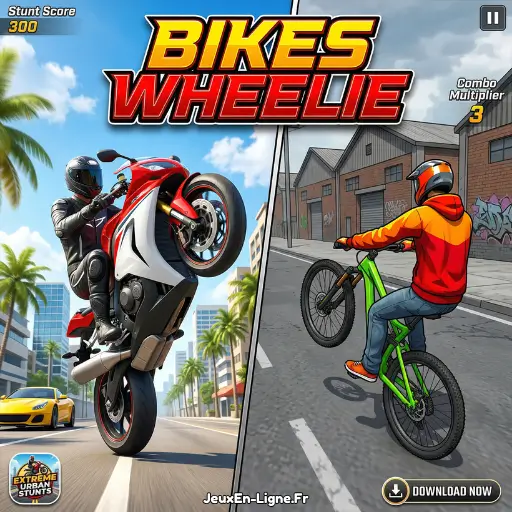 Bikes Wheelie Icon