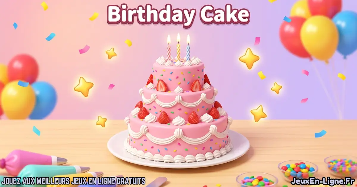 Joue à  Birthday Cake Gratuit En Ligne