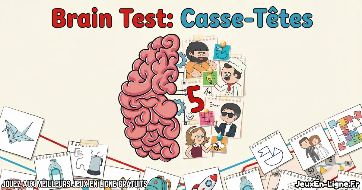 Joue à Brain Test Casse-Têtes Gratuit en ligne