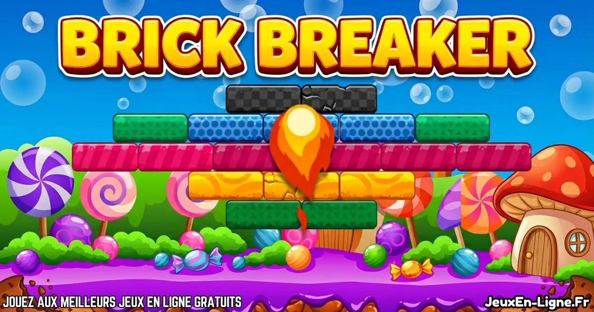 Joue à  Brick Breaker Gratuit En Ligne
