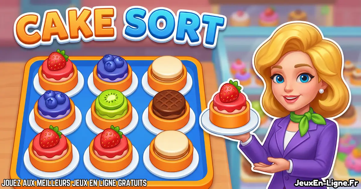 Joue à Cake Sort Gratuit En Ligne