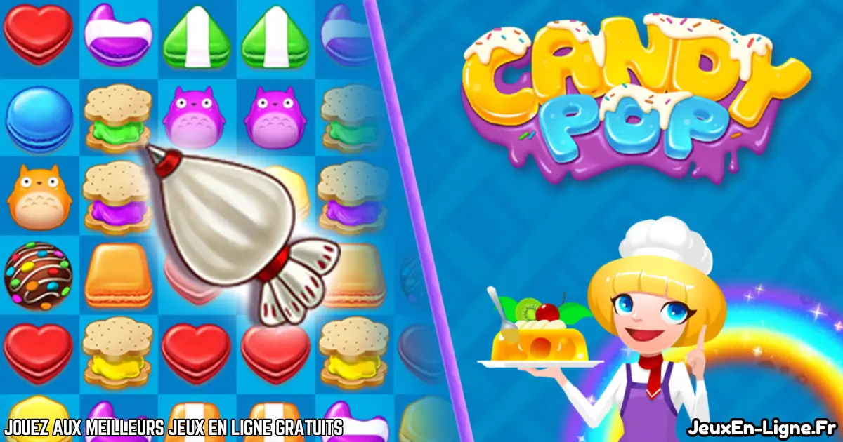 Joue à  Candy Pop Gratuit En Ligne