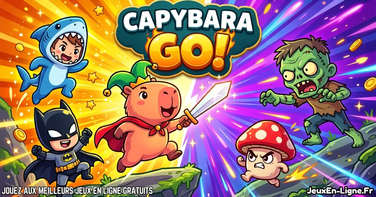 Joue à  Capybara Go! Gratuit En Ligne