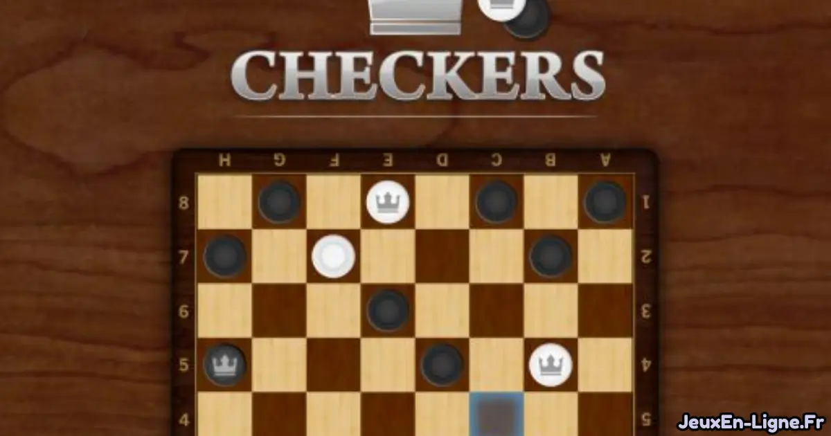Joue à Checkers Gratuit En Ligne