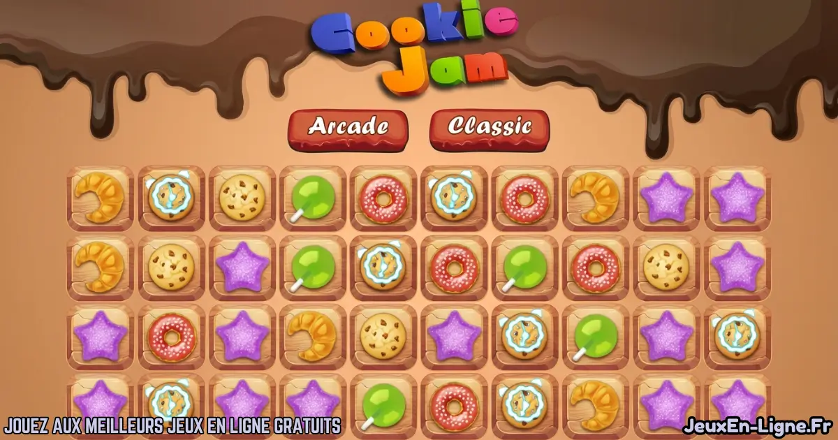 Joue à Cookie Jam Gratuit En Ligne