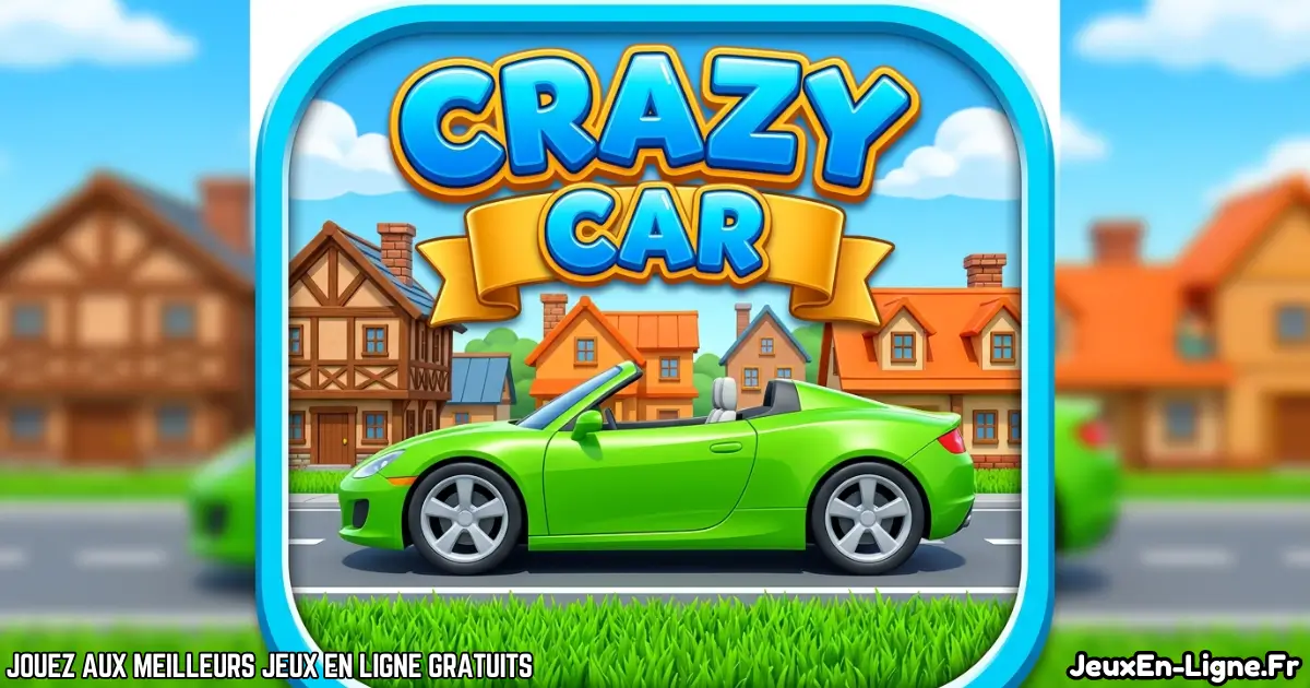 Joue à  Crazy Car Gratuit En Ligne