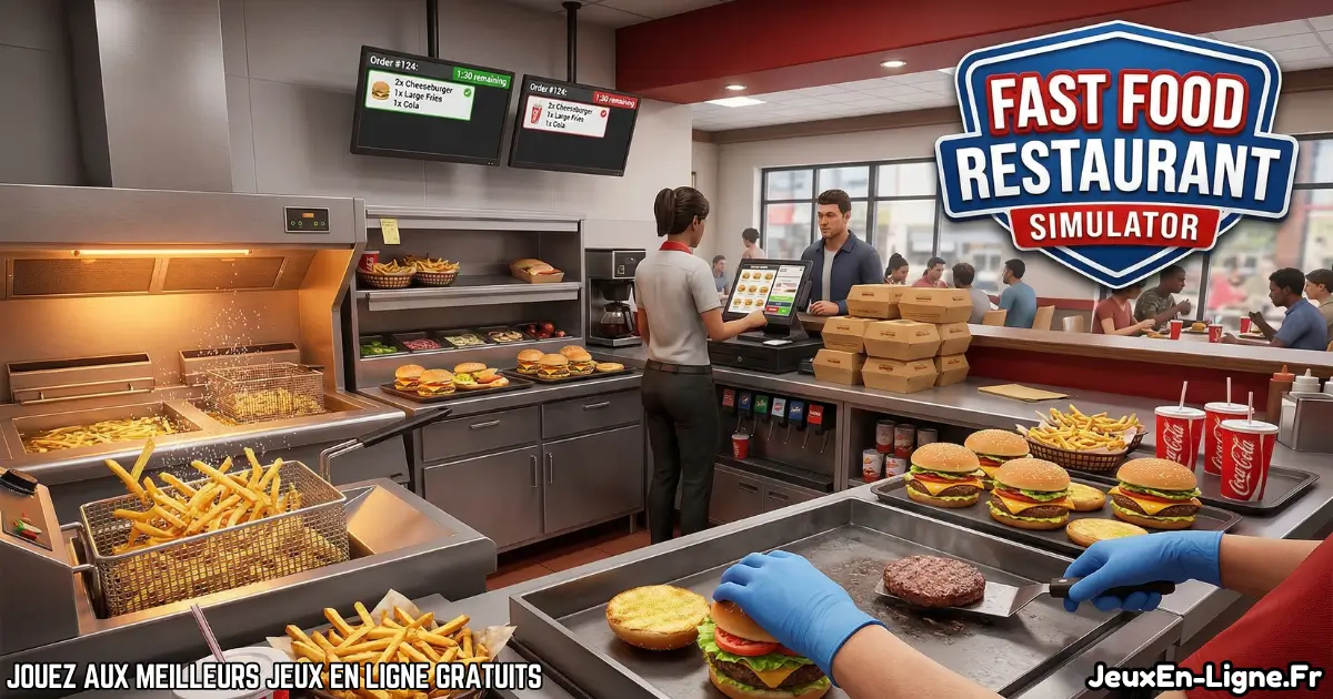 Joue à  Fast Food Restaurant Gratuit En Ligne