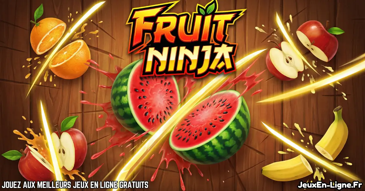 Joue à Fruit Ninja Ninja Gratuit en ligne