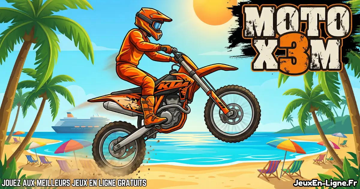 Joue à Moto X3M Bike Race Game Gratuit En Ligne