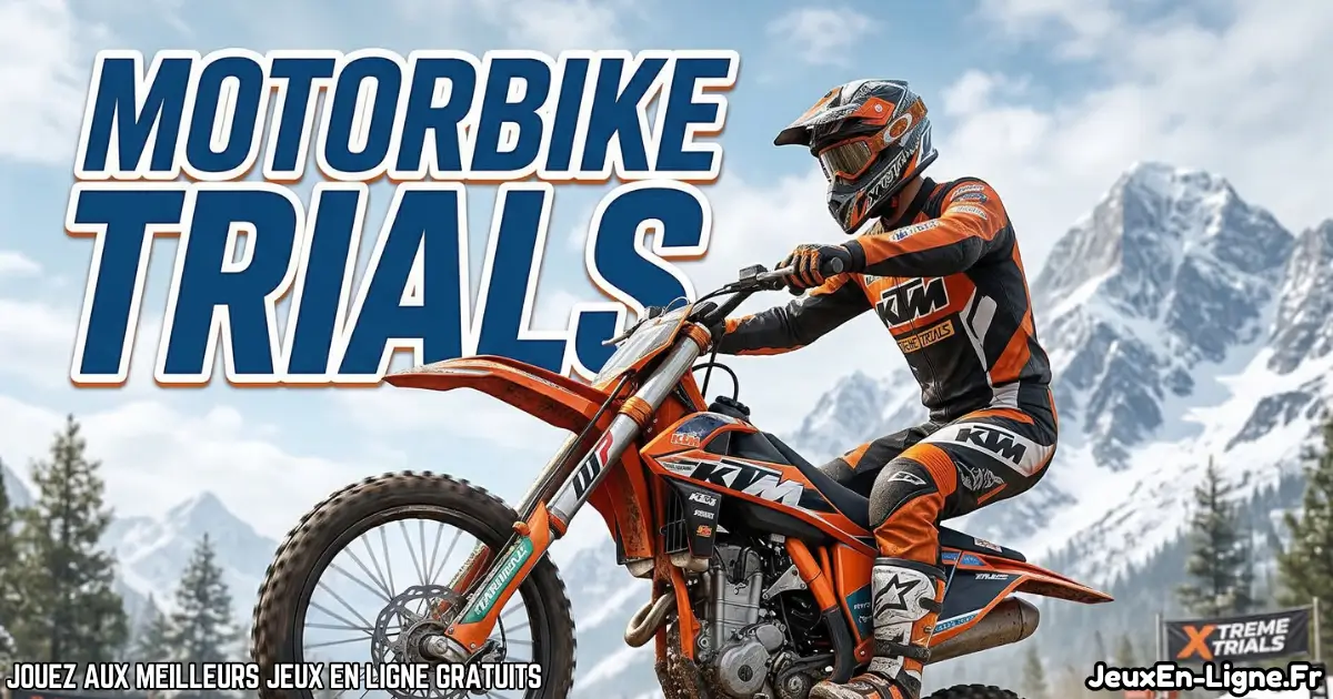 Joue à  Motorbike Trials Gratuit En Ligne