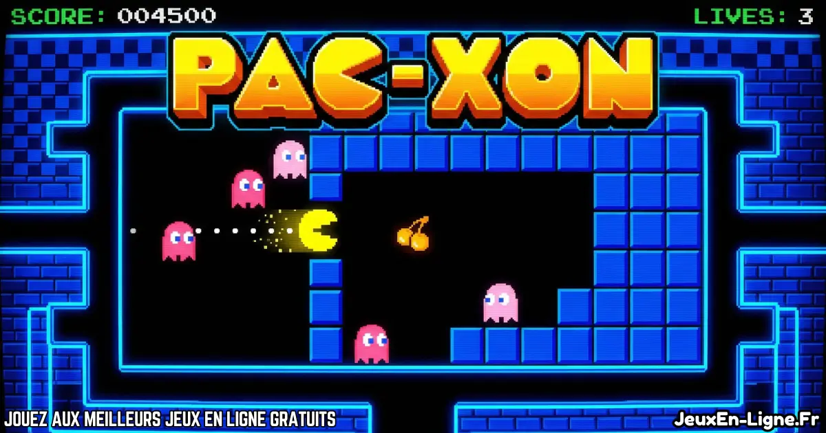 Joue à Pac Xon Gratuit En Ligne