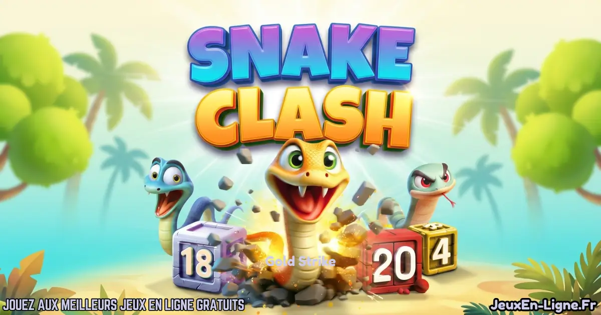 Joue à Snake Clash Gratuit En Ligne