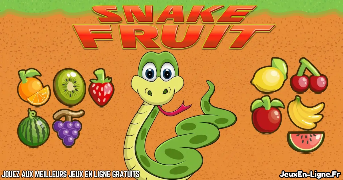 Joue à  Snake Fruit Gratuit En Ligne