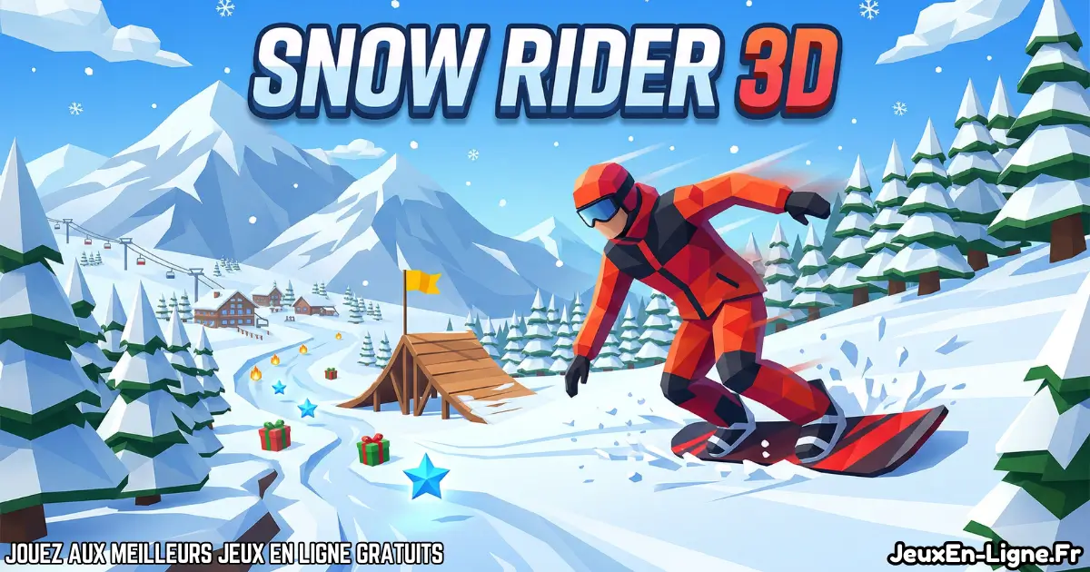 Joue à Snow Rider 3D Gratuit Gratuit en ligne