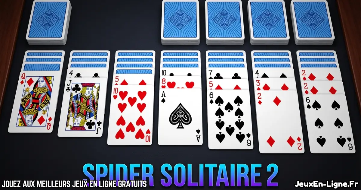 Joue à  Spider Solitaire 2 Gratuit En Ligne