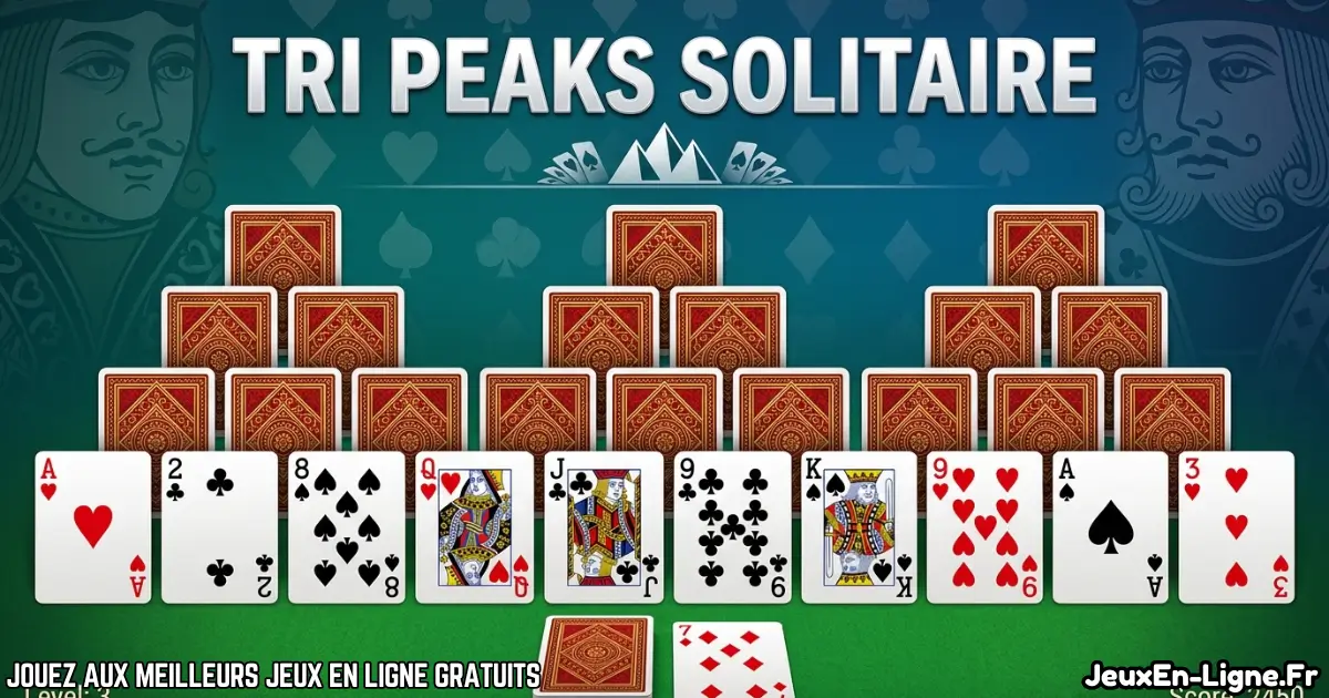 Joue à  TriPeaks Solitaire Gratuit En Ligne