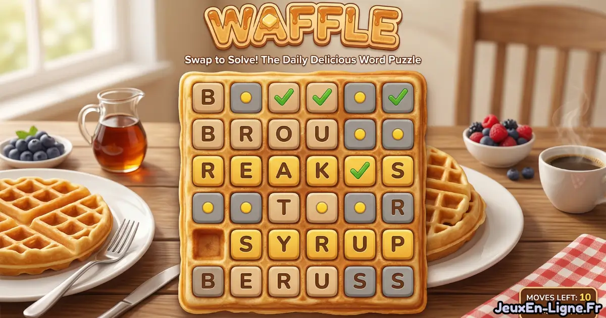 Joue à Waffle Gratuit En Ligne