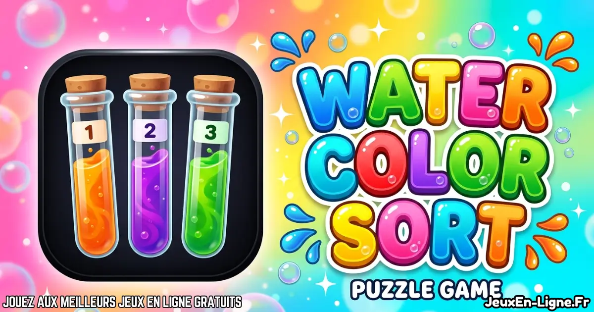 Joue à Water Color Sort Gratuit En Ligne