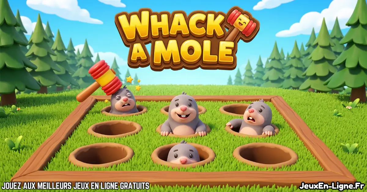 Joue à  Whack A Mole Gratuit En Ligne