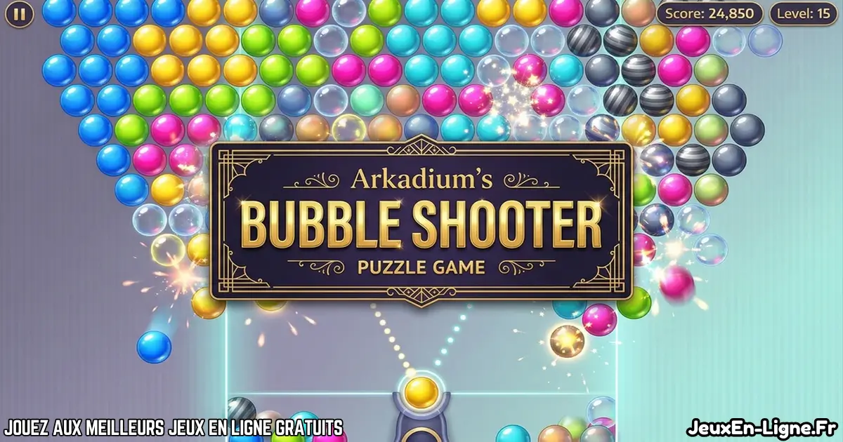 Joue à  Arkadium's Bubble Shooterr Gratuit En Ligne