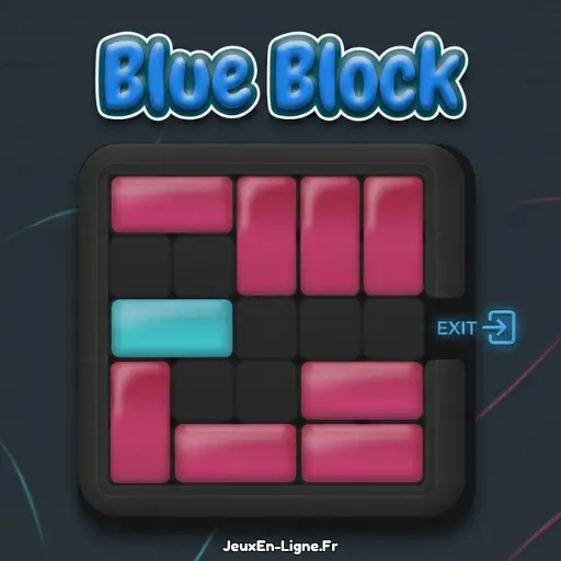 Blue Block Icon