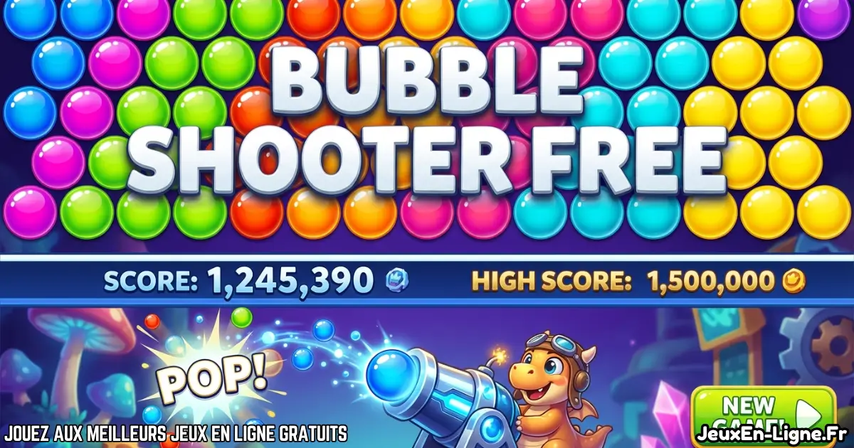 Joue à Bubble Shooter FREE Gratuit En Ligne