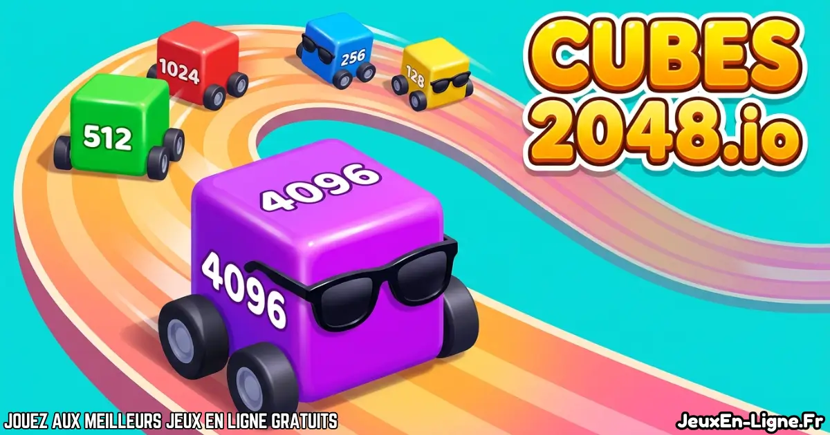 Joue à  Cubes 2048.io Gratuit En Ligne