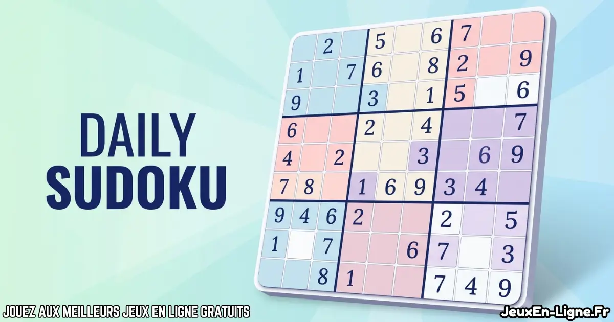 Joue à Daily Sudoku Gratuit en ligne