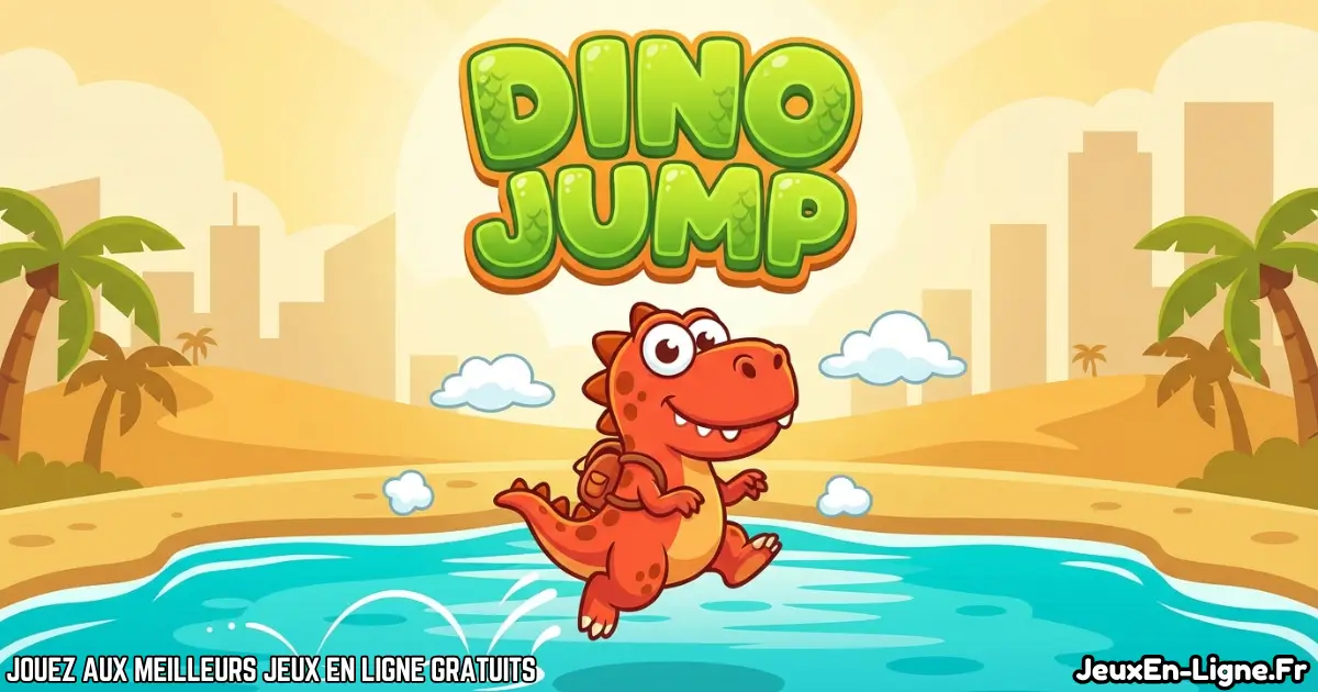 Joue à Dino Jump Gratuit en ligne