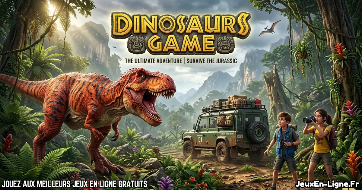 Joue à  Dinosaurs game Gratuit En Ligne