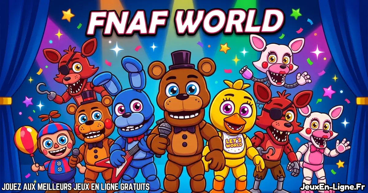 Joue à  Fnaf World Gratuit en ligne